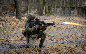 Taktický výcvik 1. mechanizovaná rota. 