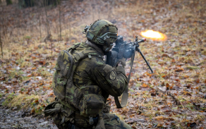 Taktický výcvik 1. mechanizovaná rota. 