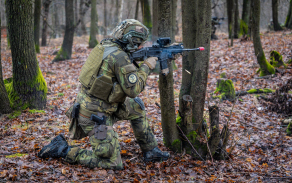 Taktický výcvik 1. mechanizovaná rota. 