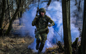 Taktický výcvik 1. mechanizovaná rota. 