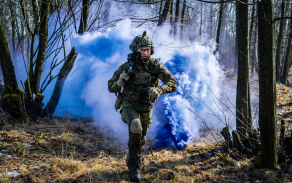 Taktický výcvik 1. mechanizovaná rota. 