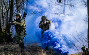 Taktický výcvik 1. mechanizovaná rota. 